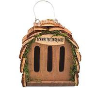 Gardigo Hôtel pour papillon | maison, abri à coccinelle abeilles et pour plusieurs insectes | en bois naturel | facile à suspendre - Idée cadeau Noël