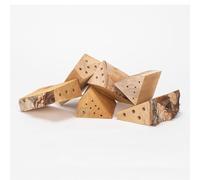 GARDIGO® Lot de 6 recharges en bois de nidification pour hôtels d'abeilles, bois de nidification pour maisons d'insectes I matériau de remplissage