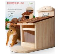 GARDIGO Mangeoire pour Écureuils en Bois avec Toit Ouvrant