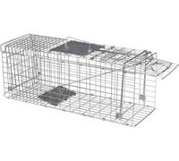 Gardigo Piège pliant de capture vivante – fouines, ratons‑laveurs, lapins, rats – 66×23×26 cm