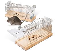 Gardigo Mouse Trap Live Trap Set of 2 Made in Germany I Animal Friendly Live Trap for Mice I Mouse Trap Live I Box Trap, Cage Trap I Indoor and Outdoor