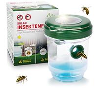 GARDIGO Piège à Guêpes & Moustiques Solaire 2 en 1 avec LED