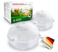 GARDIGO Piège à Mouches et Guêpes Lot de 2 - Fabriqué en Allemagne