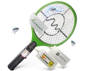 Gardigo Raquette électrique Anti moustiques, Anti-Insectes, Tue Mouches et Les Insectes Volants | testée et certifiée par Université d'État du Nouveau-Mexique