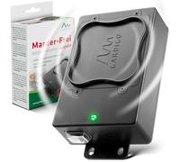 GARDIGO® Répulsif Anti Martres à Ultrasons avec Fréquences Variables | Repeller Anti-Fouines et Rongeurs | pour Voiture, Garage, Grenier | Remplacement Facile des Piles.