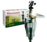 GARDIGO® Répulsif à Jets d'eau Solaire pour Animaux I Dissuasif Oiseaux, Répulsif Chats, Chiens I Effaroucheur Hérons, Pigeons, Oiseaux | Détecteur de Mouvement PIR I Portée jusqu'à 10 m.