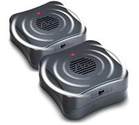 Gardigo® Répulsif Ultrason Anti-Souris et Rats Lot de 2 - Dispositif Mobile à Piles sans Produits Chimiques - Portée 40 m² - Anti Rongeur Écologique pour Cave, Grenier, Garage, Entrepôt, Jardin