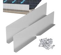 Gardin de gouttières de toiture - Diverteur à décapage en métal, Protecteur de débordement des eaux de pluie, barrière de feuille anti-obstacle | d'angle de gouttière de gouttière de drainage