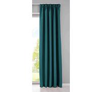 Gardinenbox 1er-Pack Verdunkelungsvorhang »Newyork« Rideau Thermique à Passants dissimulés Blackout-Isolation Acoustique-Certifié Öko-Tex-Embrasses-202020610, Polyester, pétrole, HxB 245x295 cm