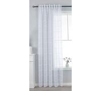 Gardinenbox 2023410 Rideau « Valencia » Naturel Classic - 245 x 145 cm - Multibandes - Suspension Scherli Transparent - Aspect Lin