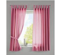 Gardinenbox 20400N2 Berlin Lot de 2 Rideaux Opaques en Micro-Satin Transparent Mat 175 x 140 cm