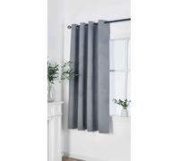 Gardinenbox Rideau occultant à œillets - 175 x 145 cm (H x l) - Gris - 100% occultant - München Dark - Reliure Triple Couche - Motif à Chevrons