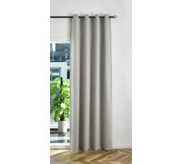 Gardinenbox Rideau occultant à œillets - 245 x 145 cm (H x l) - Sable - 100% occultant - München Dark - Reliure Triple Couche - Motif à Chevrons