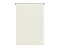 Gardinia 33168 EASYFIX Magasin enrouleur à coller/clipser avec Motif à rayure discret Polyester Blanc 150 x 120 x 0,02 cm