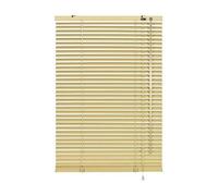 GARDINIA Persiana de aluminio, Privacidad, Protección contra la luz y el deslumbramiento, Montaje en pared y techo, todas las piezas de montaje incluidas, Persiana de aluminio, Beige, 80 x 175 cm (WxH)