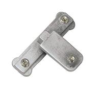 Gardinia Adaptateur en T pour Supports Universels, pour Barre à Rideaux avec Rail Interne I Ø 16, Ø 20 et Ø 25 mm, et Rail Interne II Ø 20 mm, Aluminium