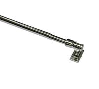 Gardinia Brise-bises California Ø 12 mm Chromé 120-225 cm