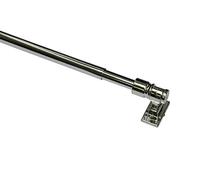 Gardinia Brise-bises California Ø 12 mm Chromé 50-85 cm