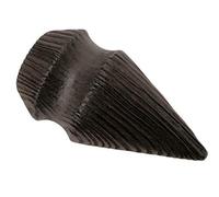 Gardinia Cône, 2 x Queue, Bois, Style Colonial brossé pour Rideaux Ø 25 mm