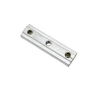 Gardinia Connecteur pour tringles à rideau avec rail intégré, Métal, Diamètre: 20 mm, Argenté 10969 10,5 x 7 x 0,021000000000000001 cm