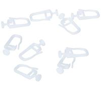 Gardinia Crochets à Plis avec Œillet Ø 7 mm, Blanc