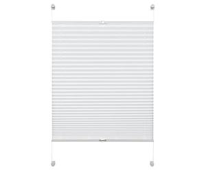 GARDINIA Deco Company Store Plissé à Clipser, Opaque, Kit de Montage Inclus, Store Plissé à 2 Rails, Blanc, 110 x 130 cm (LxH)