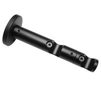 Gardinia Double Support Ouvert pour Ø 16 mm Noir Mat 7,5/5 cm, Steel, 7,5/5 cm