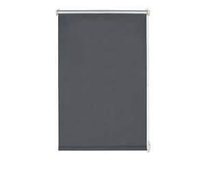 Gardinia EASYFIX Store Enrouleur Thermique avec Dos Thermique à Clipser ou à Coller, Réflexion Lumineuse Maximale, Économie d'Énergie, Opaque, Kit de Montage Inclus, Ardoise, 55 x 150 cm (l x H)