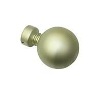 Gardinia Embout Disque 2 x Queue, métal, Cappuccino, pour Technique de Rideau Ø 19 mm