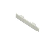 Gardinia Embouts pour Tringle à Rideaux en Plastique GE3, 1 Paire, Blanc