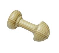 Gardinia Embrasse en Bois, avec Crochets, Pin, 8 cm