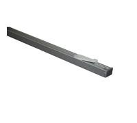 GARDINIA Ensemble de Rail à Rideaux en Aluminium Lucy, Set Complet avec Rail à 1 Voie, Argent, 160 cm