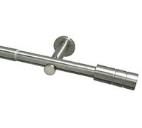 GARDINIA Ensemble Tringles "Cylindre", 1 Voie, Ø 22/25 mm, Bronze, 100-190 cm