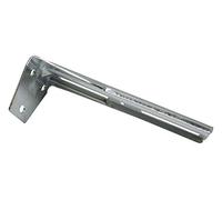 Gardinia Équerres de Fixation pour Tringle à 3 Rails pour Panneaux argenté 11