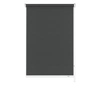 GARDINIA Estor enrollable de tracción lateral para ventanas, Opaca, Translúcida, Protección de la intimidad, Protección contra el deslumbramiento, Montaje con taladro, Gris, 142 x 180 cm (ancho x alto)