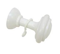 Gardinia Gond en Plastique avec Crochet Blanc 8 cm, abs