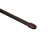 GARDINIA Jeu de Tringles à Rideaux Bifo, Set complet avec Matériel de Fixation, Longueur 160 cm, Ø 28 mm, Métal/Plastique, Blanc