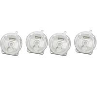 GARDINIA Lot de Ventouses avec Clip, pièce de Rechange pour Store plissé à Ventouse Gardinia, plissés Solo et plissés Solo pour fenêtres de Toit, Plastique, Transparent (Lot de 2)