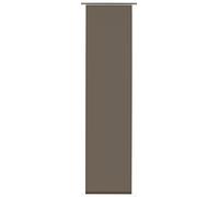 GARDINIA Panneau Japonais (1 Piece), Coulissant, Opaque, Marron, Tissu Entry, 60 x 245 cm (WxH), 33188