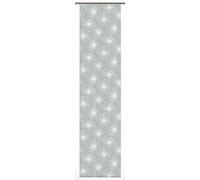 Gardinia Panneau Japonais Tissu Lavable Fleuri Vert jonc 60 x 245 cm, Polyester