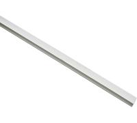 Gardinia Rail de Guidage pour Store Enrouleur, 210, Plastique, Blanc, 210 x 1.5 cm