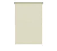 GARDINIA Store à tirage latéral pour fenêtres, Opaque, Anti-éblouissement, Montage avec perçage, Obscurcissement, Crème, 160 x 180 cm (lxh)