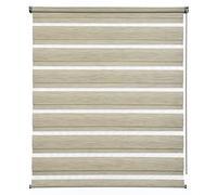 Gardinia Store Enrouleur Double de Luxe, Crème-Mélange, 160 x 180 cm