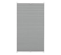Gardinia Store Plissé à Clipser, Opaque, Kit de Montage Inclus, Store Plissé à 2 Rails EASYFIX, Ardoise, 50 x 130 cm (BxH)