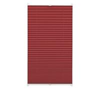 GARDINIA Store Plissé à Clipser, Opaque, Kit de Montage Inclus, Store Plissé à 2 Rails EASYFIX, Bordeaux, 60 x 130 cm (BxH)