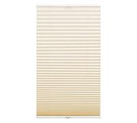 GARDINIA Store Plissé À Lumière Naturelle Concept, Opaque, Pièces de Montage Incluses, EASYFIX Renforcé Par Deux Profilés, Beige, 40 x 130 cm (LxH)