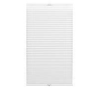 Gardinia Store Plissé À Lumière Naturelle Concept, Store Plissé Opaque, Pièces de Montage Incluses, Store Plissé EASYFIX Renforcé par Deux Profilés, Blanc, 50 x 130 cm (LxH)