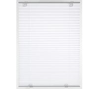 Gardinia Store Plissé Solo avec Ventouses, Store Pliable Opaque, Toutes Les pièces de Montage incluses, 2 Rails de Guidage en Aluminium, Blanc, 80 x 130 cm (LxH)