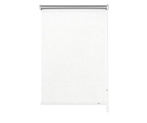 GARDINIA Store Thermique avec Enrouleur Latéral, Montage Mur/Plafond/Encadrement, Grande Réflexion de la Lumière, Économie d'Énergie, Kit de Montage Inclus, Blanc rayé, 82 x 180 cm (LxH)