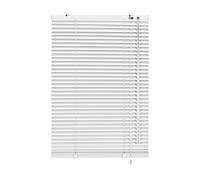 Gardinia Store Vénitien en Aluminium, Fixation au Mur et au Plafond, Kit de Montage Inclus, Store Vénitien Aluminium, Blanc, 130 x 175 cm (LxH)